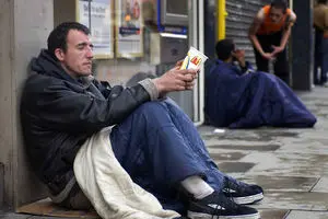 
بی‌خانمان‌ها در انگلیس مجازات می‌شوند
