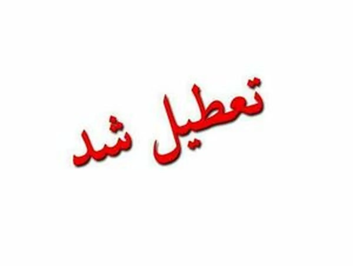 مدارس تهران تا پایان هفته تعطیل شد