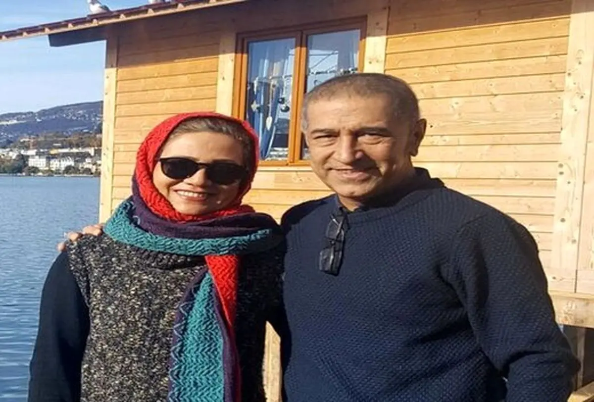 تصویری دیده نشده از خانم بازیگرو همسر زندهیادش مجید اوجی
