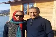 تصویری دیده نشده از خانم بازیگرو همسر زنده‌یادش مجید اوجی