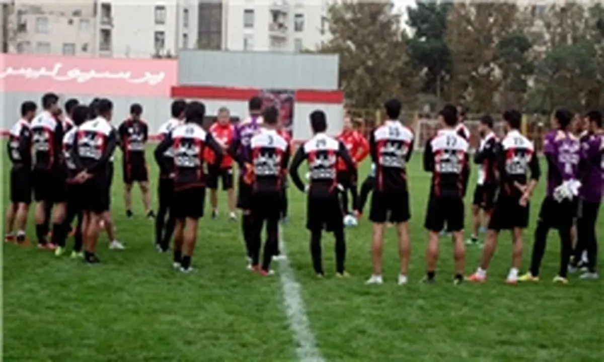 اولین تمرین پرسپولیس در جزیره کیش