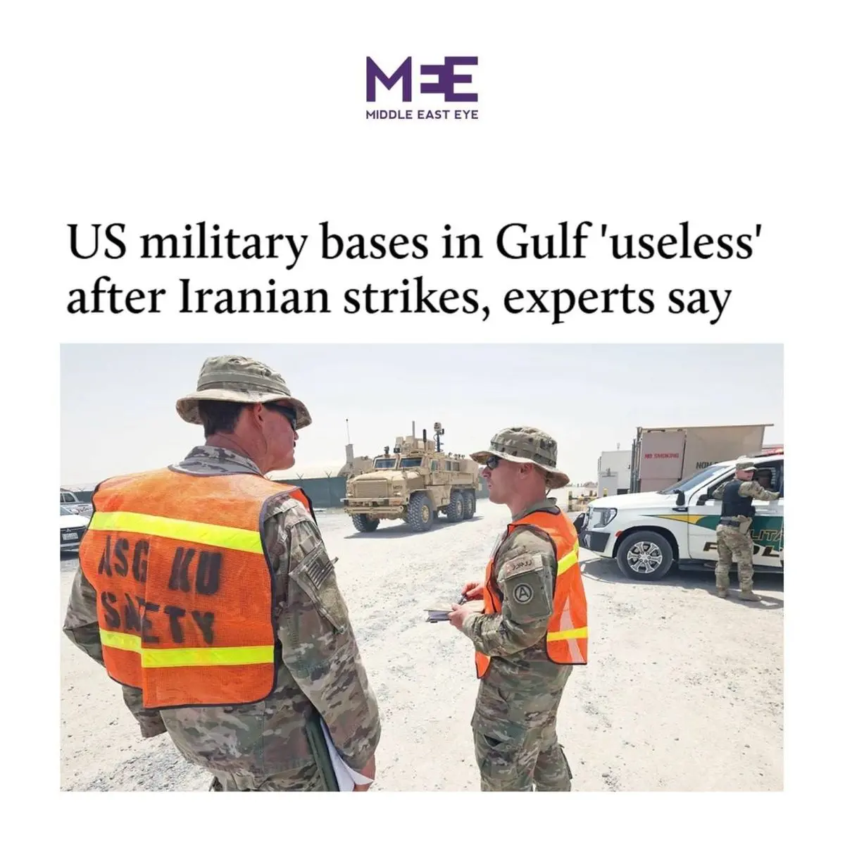 پایگاه‌های آمریکا پس از حملات ایران بی‌فایده شده‌اند
