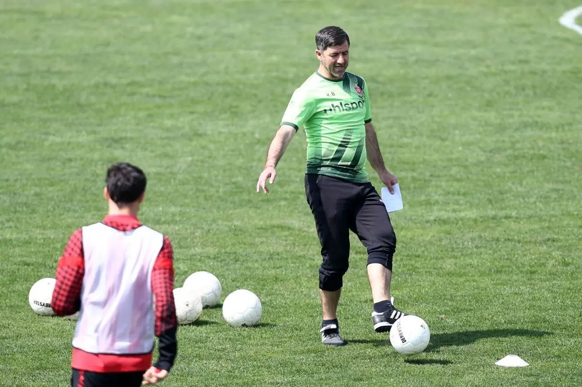 تمرین پرسپولیس با حضور صادقی برگزار شد
