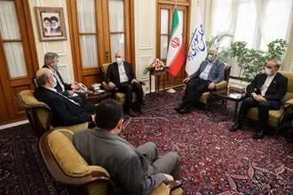 دیدار نایب رئیس دفتر سیاسی جنبش حماس با قالیباف/گزارش تصویری