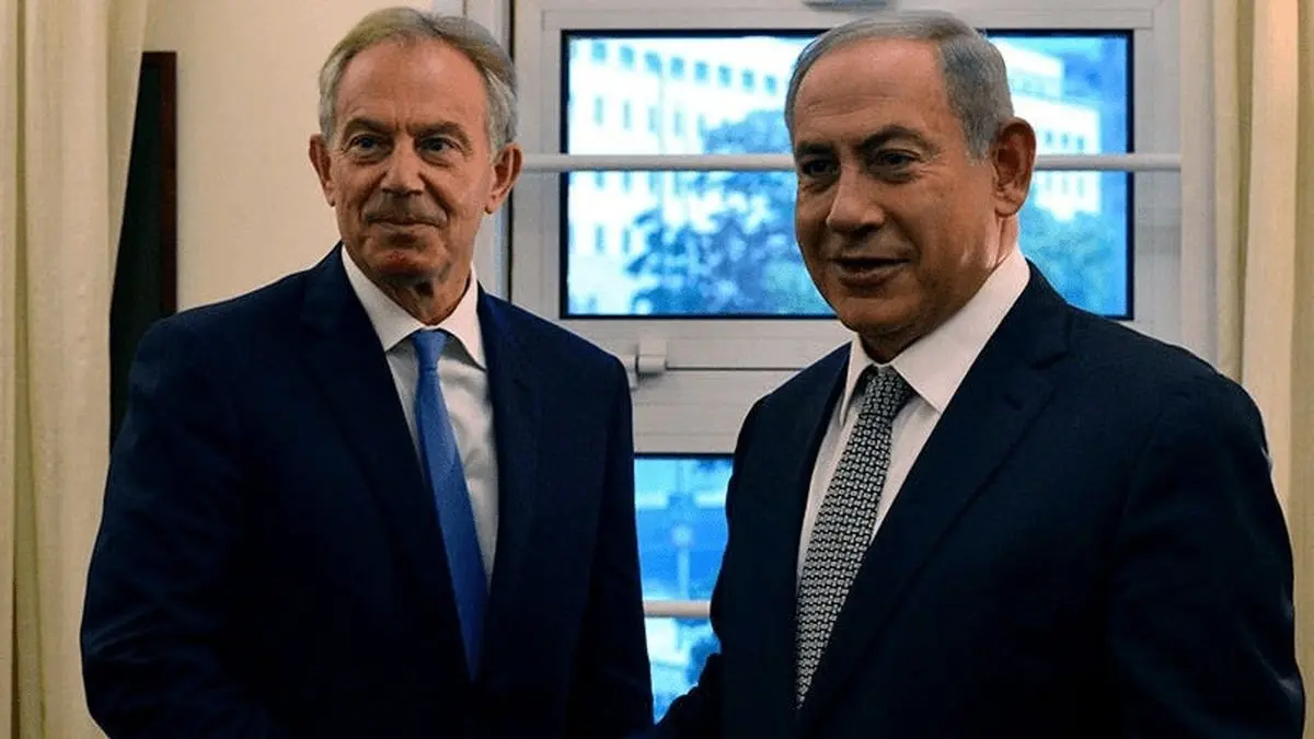 دیدار محرمانه بلر و نتانیاهو به بهانه اداره غزه