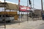 آماده سازی موکب‌های حسینی در مرز شلمچه/ گزارش تصویری