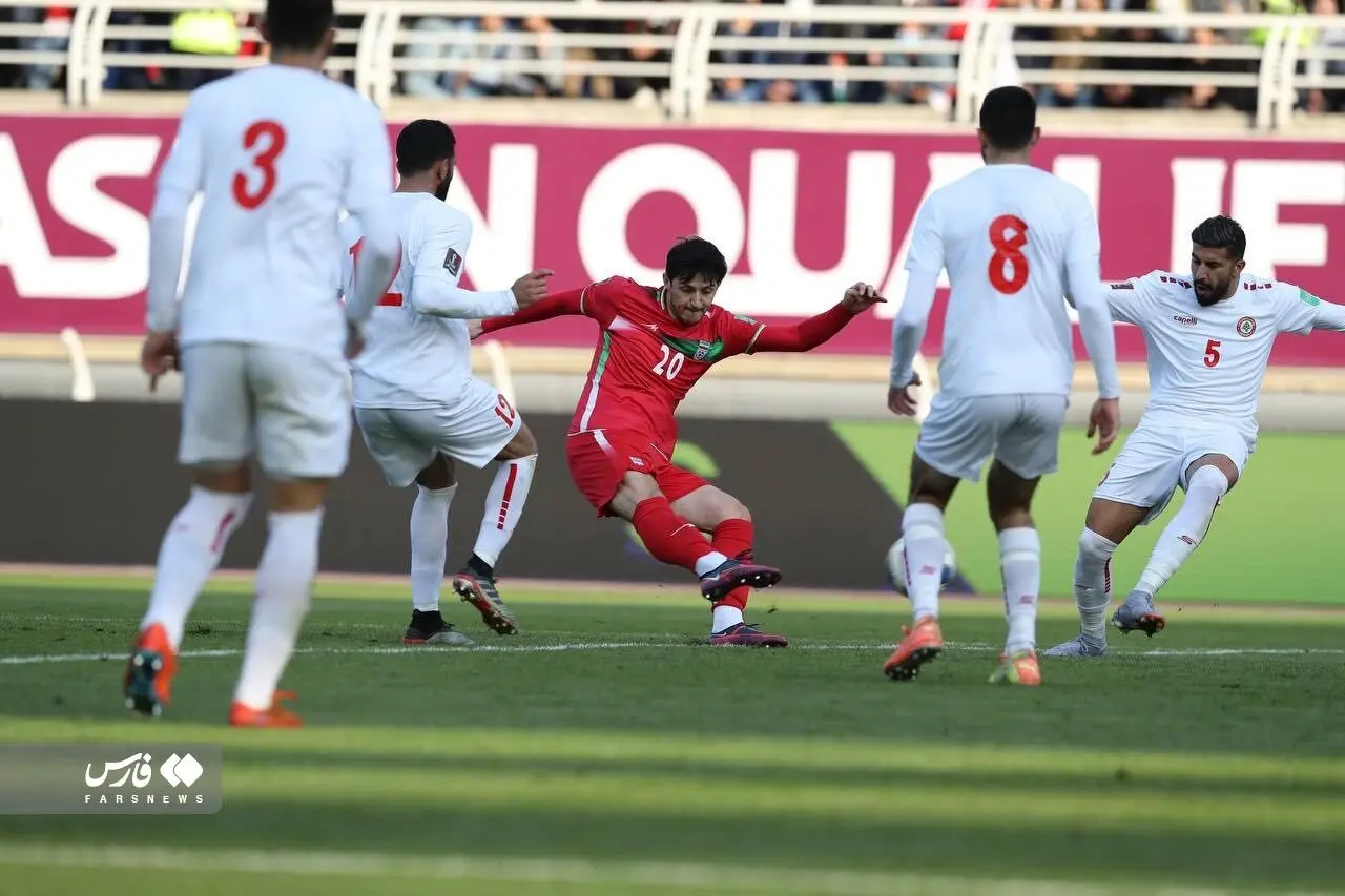 برد شیرین ایران مقابل لبنان/گزارش تصویری