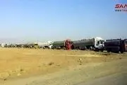 سرقت ده‌ها تانکر نفت سوریه توسط اشغالگران آمریکایی