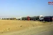سرقت ده‌ها تانکر نفت سوریه توسط اشغالگران آمریکایی