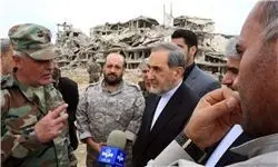 بازدید مشاور رهبری از تونل فرماندهی جبهه النصره در غوطه شرقی