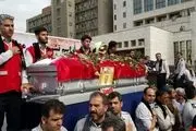 مصدومیت 88 نفر در مراسم تشییع شهدای آتش‌نشان