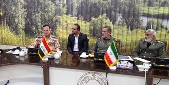 دیدار فرمانده هوانیروز ارتش عراق با همتای ایرانی خود