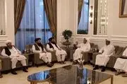 دیدار هیأت طالبان با وزیر خارجه قطر در دوحه