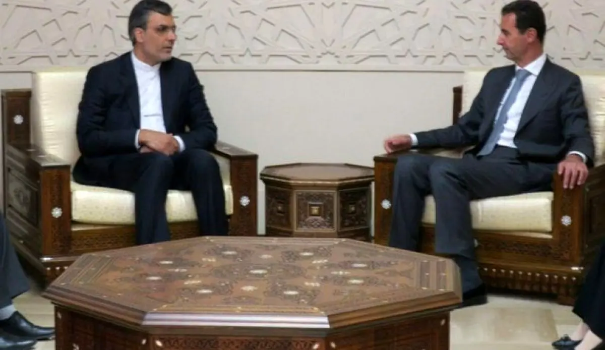 دیدار جابری انصاری با بشار اسد
