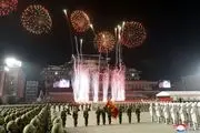 رژه نظامی شبانه در کره‌شمالی