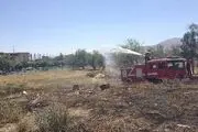 
مهار آتش سوزی در معبد آناهیتا
