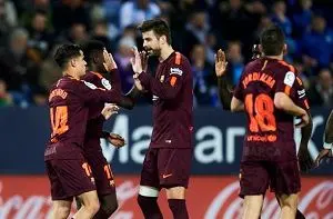 پیروزی بارسلونا مقابل مالاگا