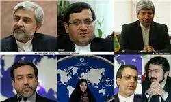 تمام سخنگویان وزارت خارجه به روایت تصویر