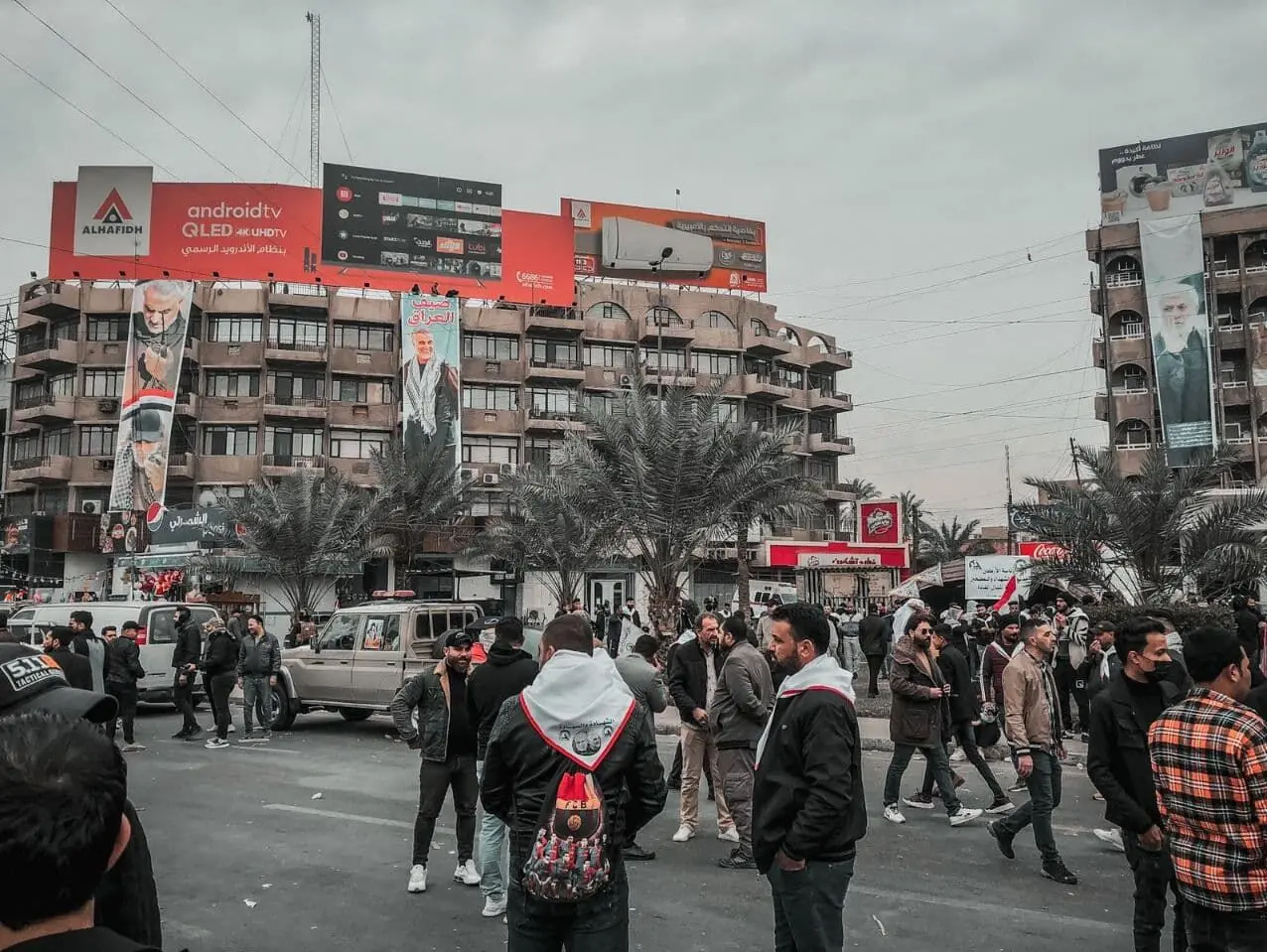 تجمع میلیونی در بغداد برای بزرگداشت سالگرد شهادت حاج قاسم و المهندس/گزارش تصویری