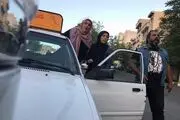 «زهره فکور صبور» سر صحنه سریال «پنچرى»/ عکس
