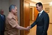 وزیر دفاع روسیه با بشار اسد دیدار کرد+عکس