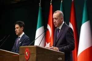  گفتگوی اردوغان با نخست‌وزیر ایتالیا 