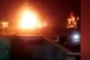 انتشار فیلم انفجار نفتکش انگلیسی در بندر جده/ فیلم