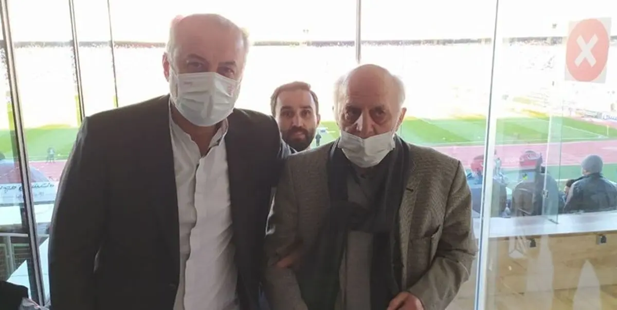 حضور هنرپیشه پرسپولیسی در کنار مدیر استقلالی+ عکس