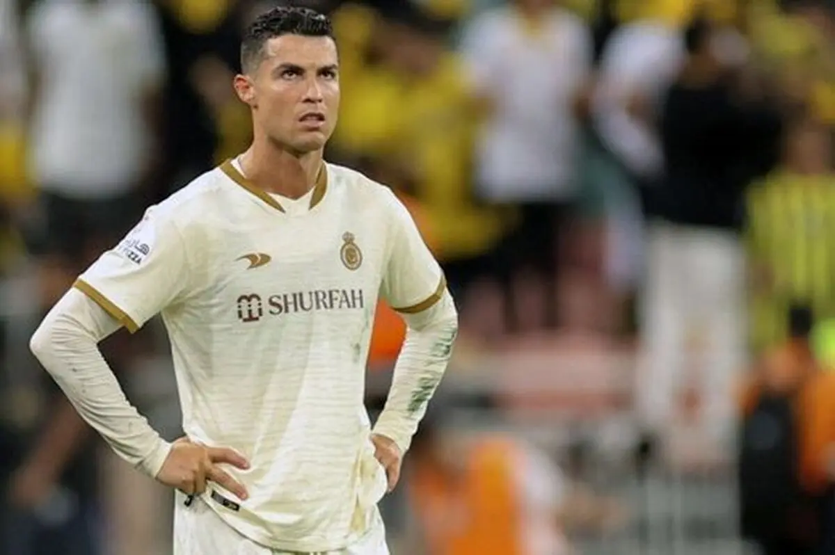 عصبانیت شدید رونالدو بعد از باخت به الاتحاد+ عکس