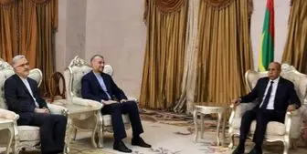 امیرعبداللهیان با رئیس جمهور موریتانی 