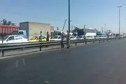 بسته شدن جاده کازرون به دست افراد ناشناس!