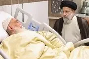 عیادت رئیسی از آیت‌الله‌ العظمی نوری‌ همدانی