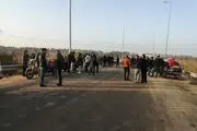 عراق| معترضین نیروگاه گازی الخیرات را در کربلا تعطیل کردند +تصاویر