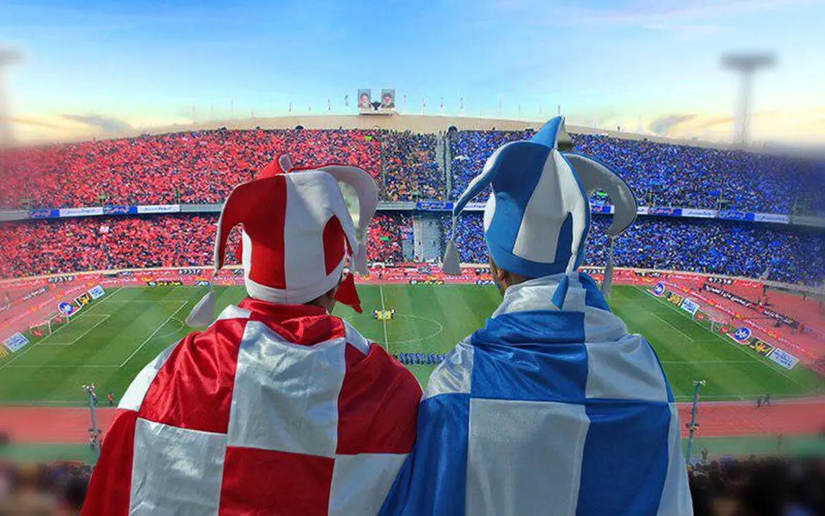 کار قابل تقدیر بازیکنان پرسپولیس و استقلال+عکس