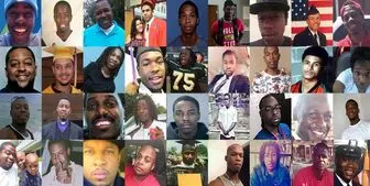 کشته شدن دست‌کم ۱۳۵ سیاه‌پوست غیرمسلح توسط پلیس آمریکا 