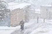 بارش شدید برف در کرج