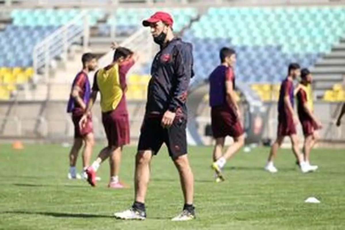 میهمان ویژه تمرین امروز پرسپولیس +عکس