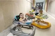 قوی‌ترین مرد جهان در شیرخوارگاه آمنه