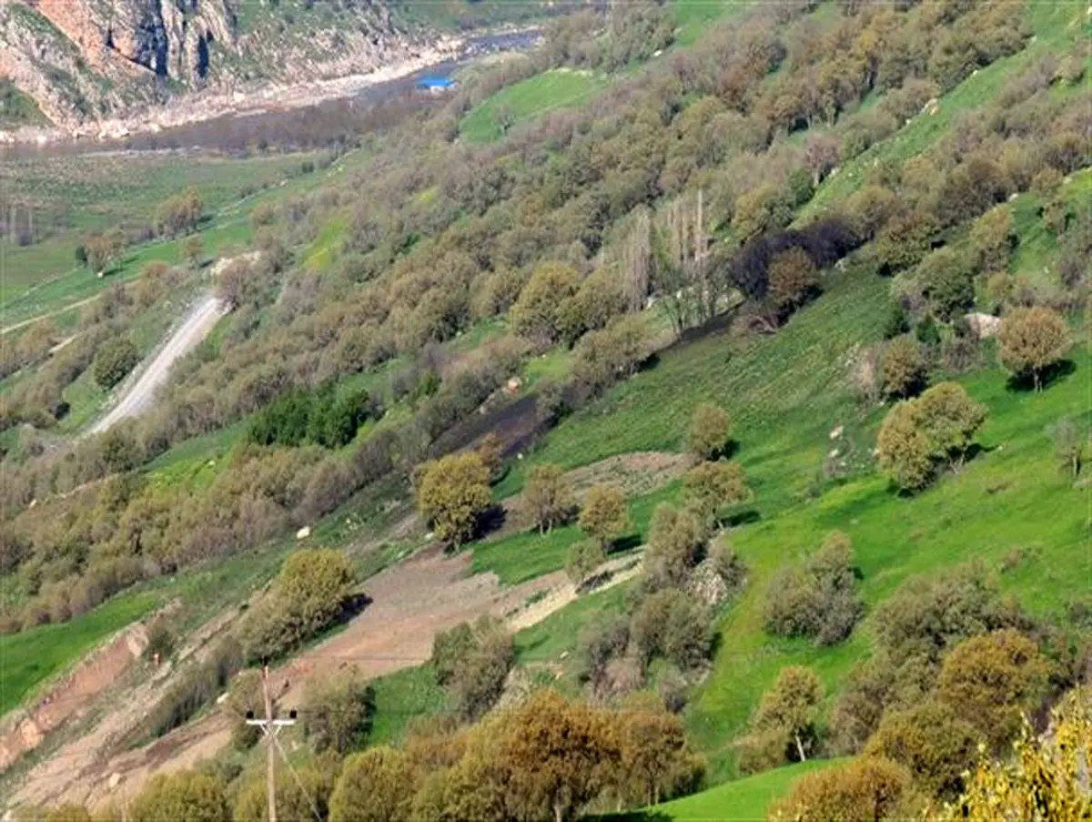رانش زمین در محدوده روستای احمد آباد سروآباد باعث قطعی گاز مریوان و سروآباد شد