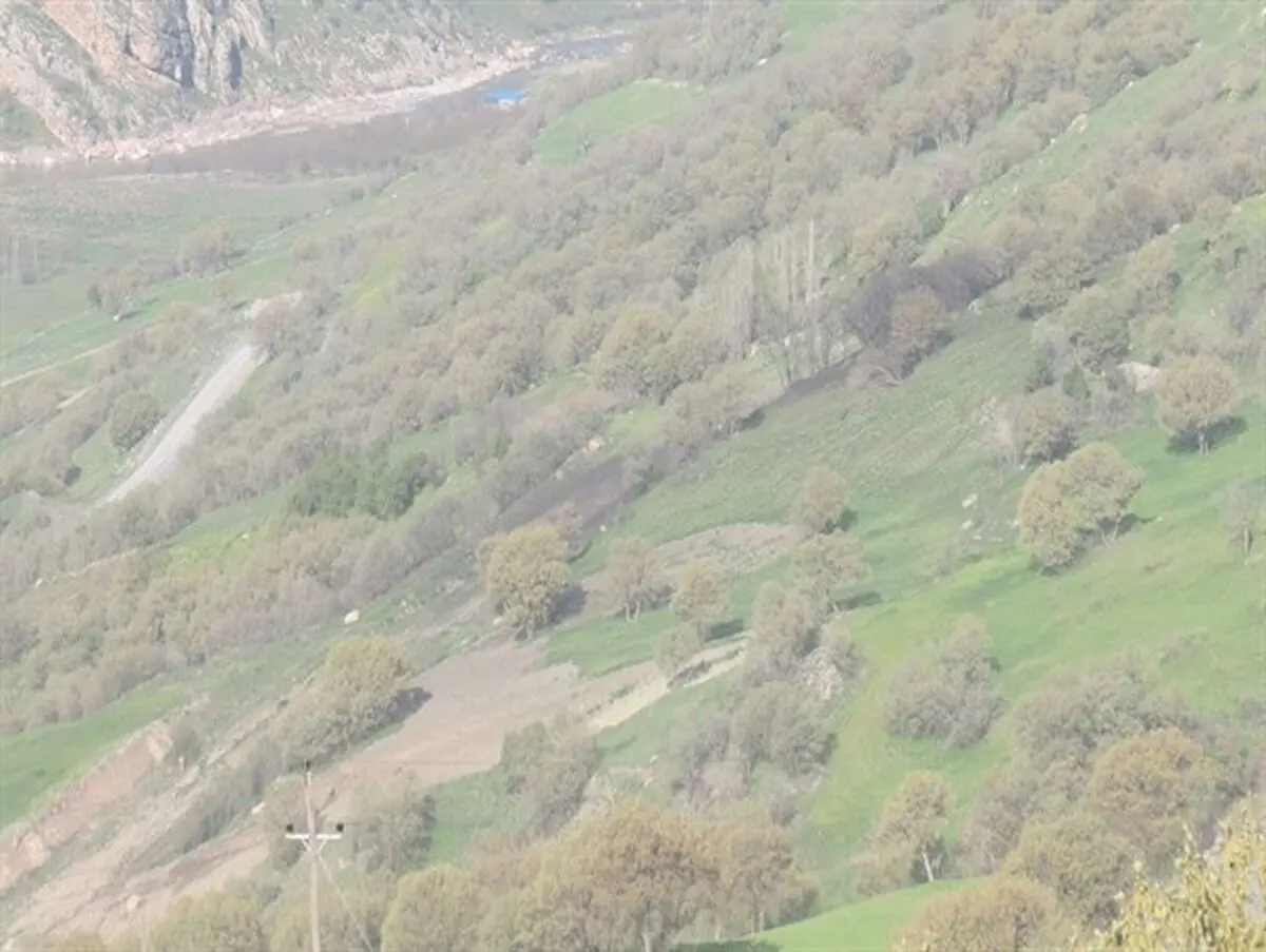 رانش زمین در محدوده روستای احمد آباد سروآباد باعث قطعی گاز مریوان و سروآباد شد