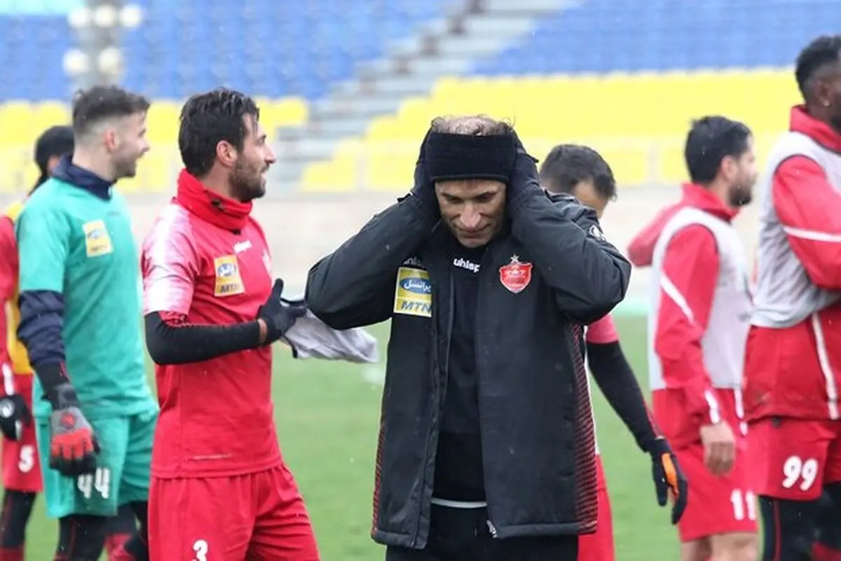 سرمربی پرسپولیس به نشست خبری نمی‌رسد