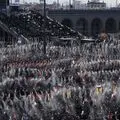 گزارش رسانه انگلیسی از مراسم تشییع رهبر ایران