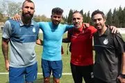 دیدار صمیمی دژاگه و استقلال