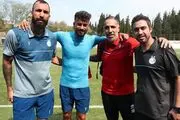 دیدار صمیمی دژاگه و استقلال