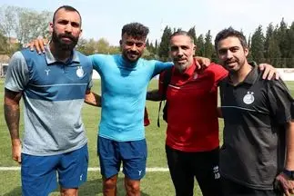 دیدار صمیمی دژاگه و استقلال