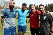 دیدار صمیمی دژاگه و استقلال