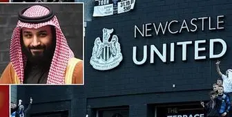 اعتراض به حضور سعودی ها در نیوکاسل با یک عکس خاص