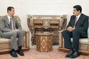 تبریک مادورو به بشار اسد