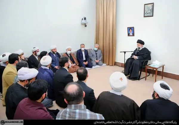 دیدار جمعی از مسئولان سازمان تبلیغات اسلامی با رهبر انقلاب/گزارش تصویری
