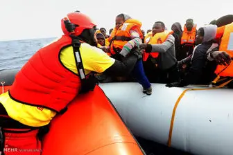 نجات ۳ هزار مهاجر در دریای مدیترانه